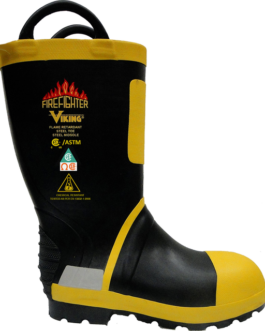 Viking Wear: 14in. Firefighter Felt-Lined Rubber Boots