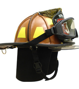 LION American Heritage Leather Traditional Structural Helmet