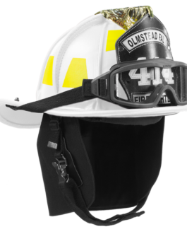 Phenix TL-2 Traditional Leather Firefighting Helmet, White