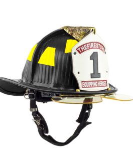 Phenix Technology TL-2 Leather Helmet with Combed Leather Shell Miller Upgrade, Black